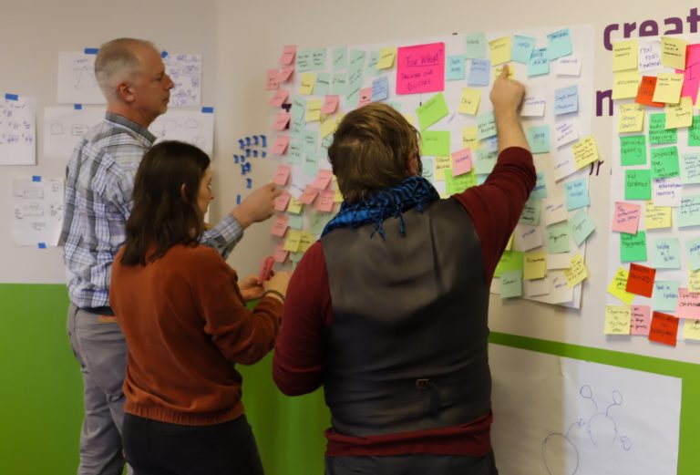 design charrette for museum exhibit