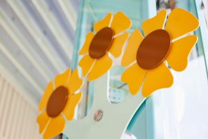 sunflower exhibit for museum