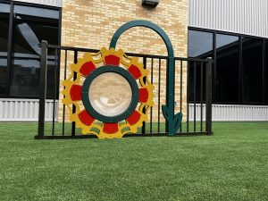 interactive exhibit for playscape space