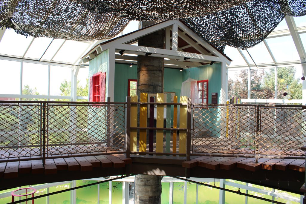 immersive, interactive exhibit in Butterfly Biosphere