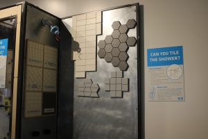 interactive house exhibit for science museum