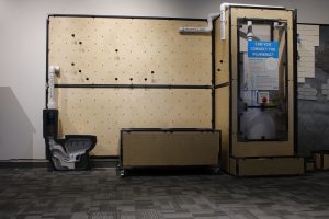 interactive house exhibit for science museum