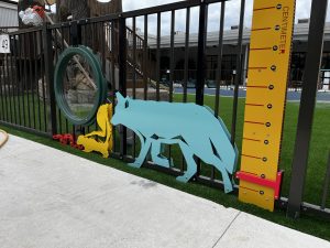 interactive exhibit for playscape space