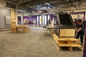interactive engineering exhibit for science museum