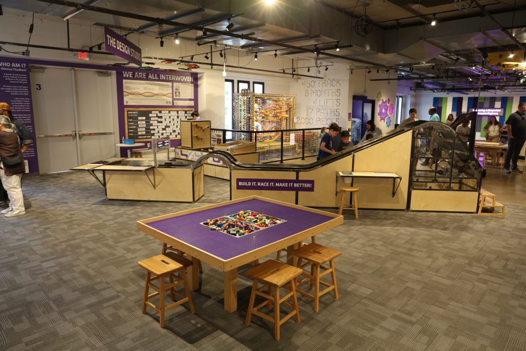 interactive engineering exhibit for science museum