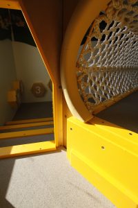 interactive, immersive crawler for childrens museum