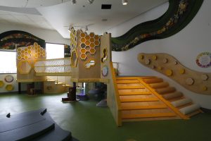 interactive, immersive crawler for childrens museum