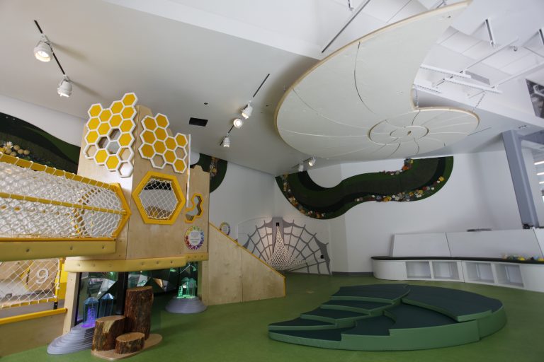 interactive, immersive crawler for childrens museum