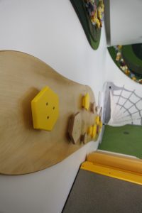interactive wall panel for childrens museum