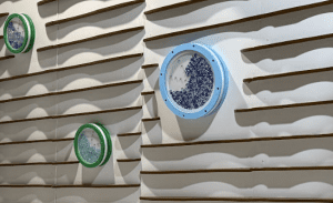 interactive wall for hot springs museum