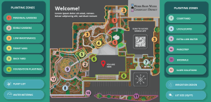 app for interactive water garden